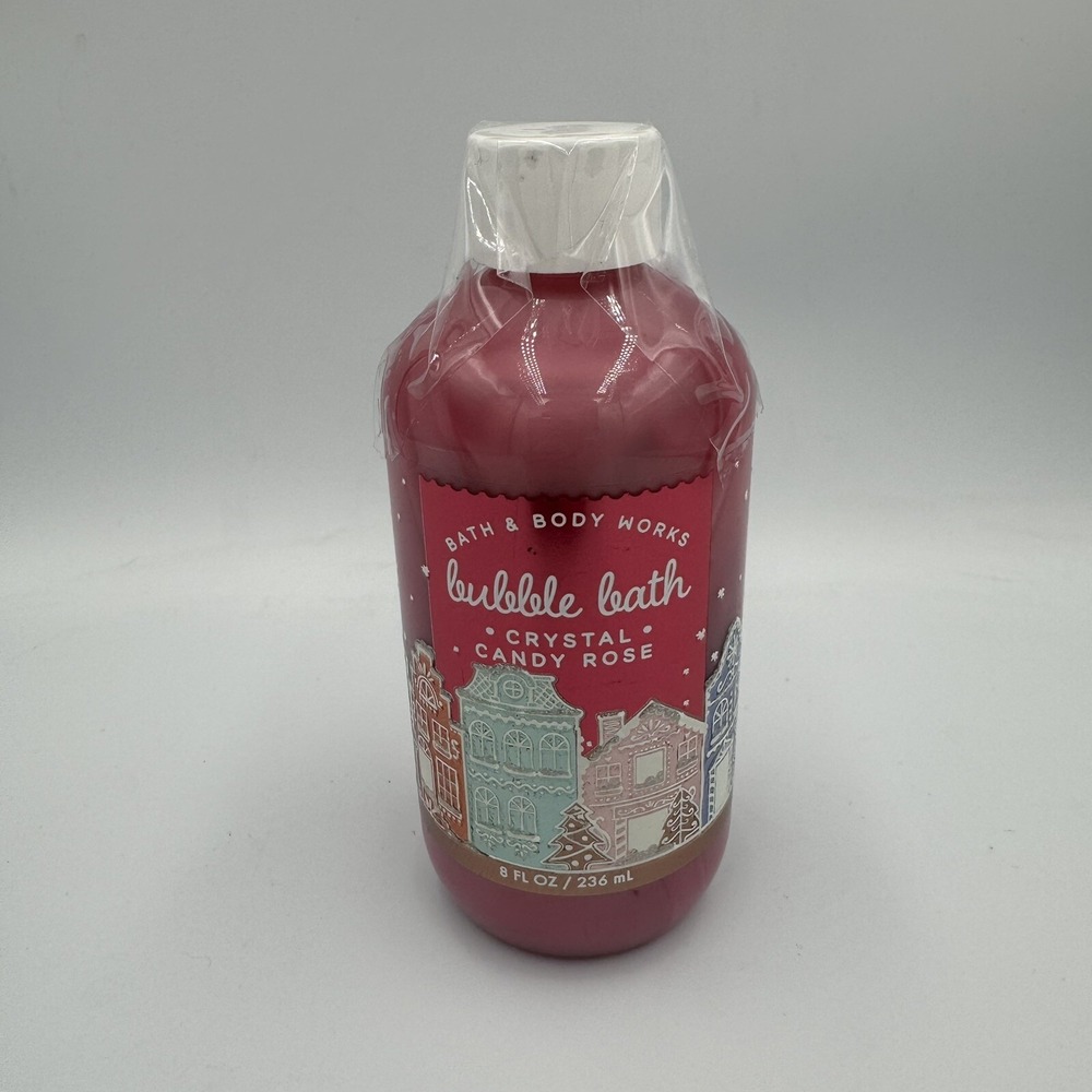 Bath & Body Works Bubble bath Crystal Candy Rose 8 fl oz - New